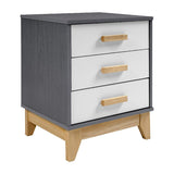 Cleveland 3 Drawer Bedside - Seconique