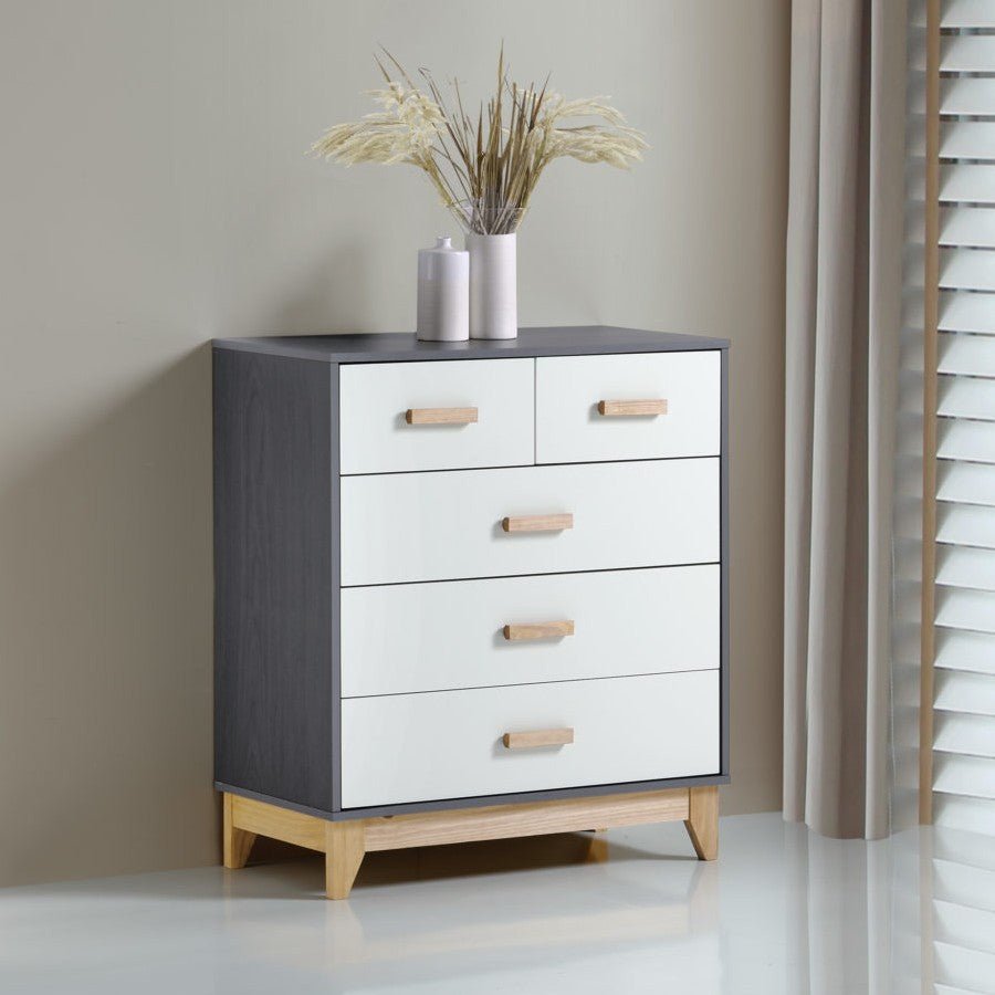 Cleveland 3+2 Drawer Chest - Seconique