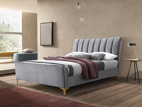 Clover Velvet Bed - Birlea