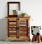 Coastal Rustic Distressed 2 Door 2 Drawer Sideboard - Indian Hub
