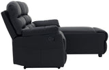 Colin Faux Leather 3 Seater Reclining Corner Sofa with Left Hand Chaise - TGC