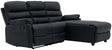 Colin Faux Leather 3 Seater Reclining Corner Sofa with Left Hand Chaise - TGC