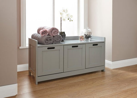 Colonial 3 Door Storage Bench - GFW