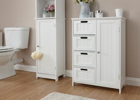 Colonial Bathroom Unit (4 Drawer and 1 Door) - GFW