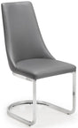 Como Faux Leather Cantilever Chair - Julian Bowen
