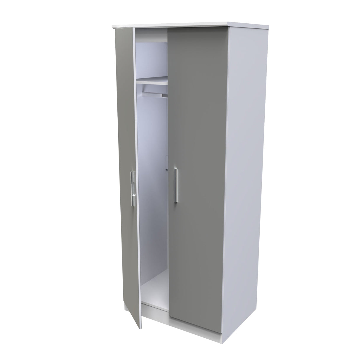 Contrast 2 Door Wardrobe - Welcome Furniture