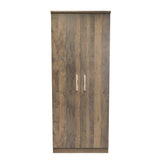 Contrast 2 Door Wardrobe - Welcome Furniture