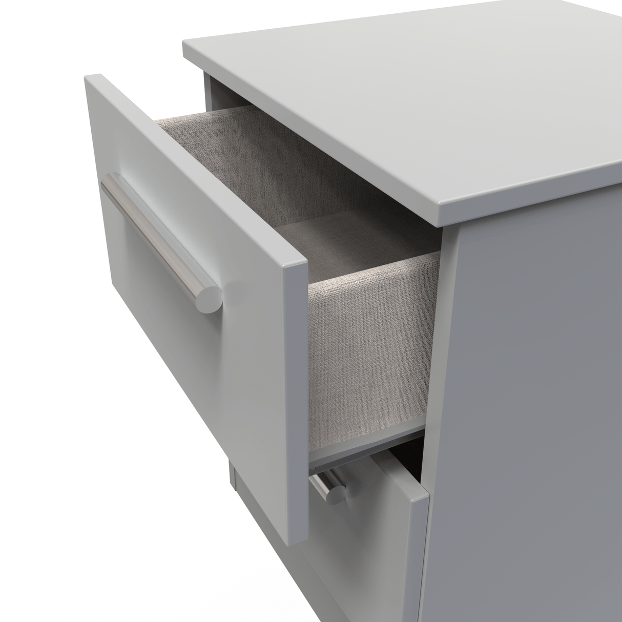 Contrast 2 Drawer Bedside Cabinet - Welcome Furniture