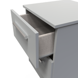 Contrast 2 Drawer Bedside Cabinet - Welcome Furniture