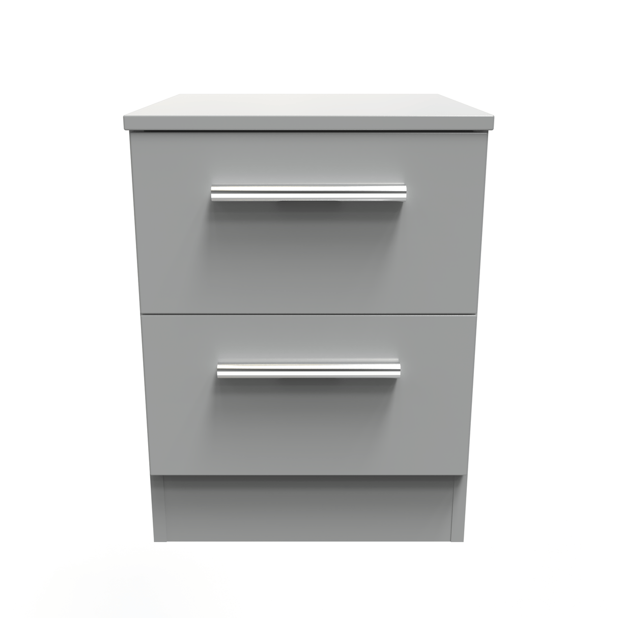 Contrast 2 Drawer Bedside Cabinet - Welcome Furniture