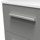 Contrast 2 Drawer Bedside Cabinet - Welcome Furniture