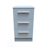 Contrast 3 Drawer Bedside Cabinet - Welcome Furniture