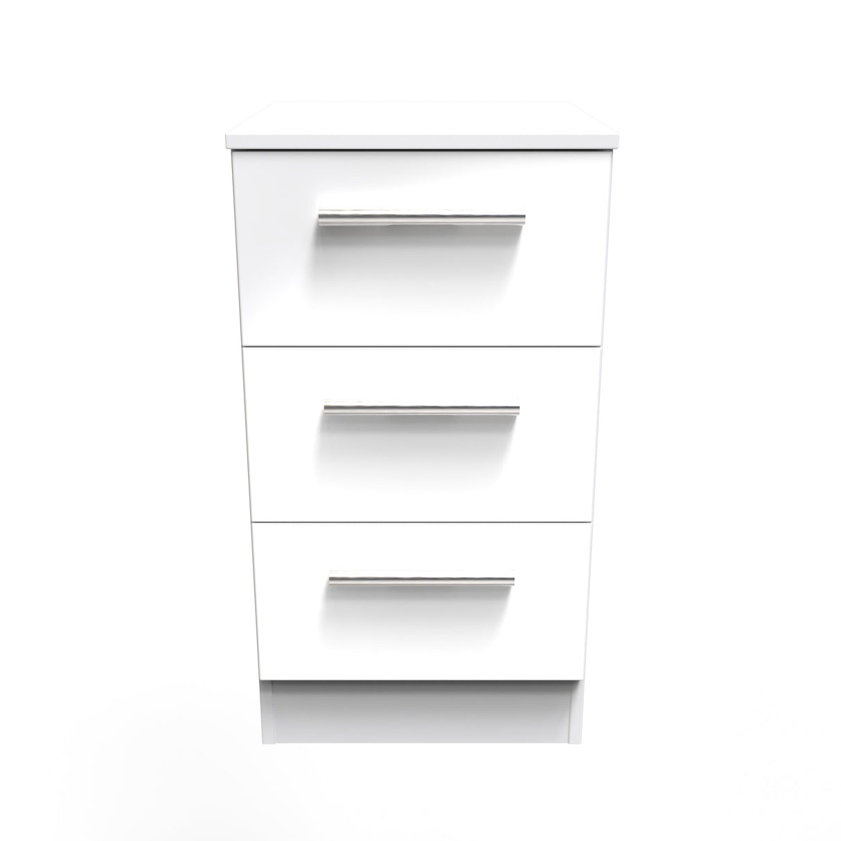 Contrast 3 Drawer Bedside Cabinet - Welcome Furniture