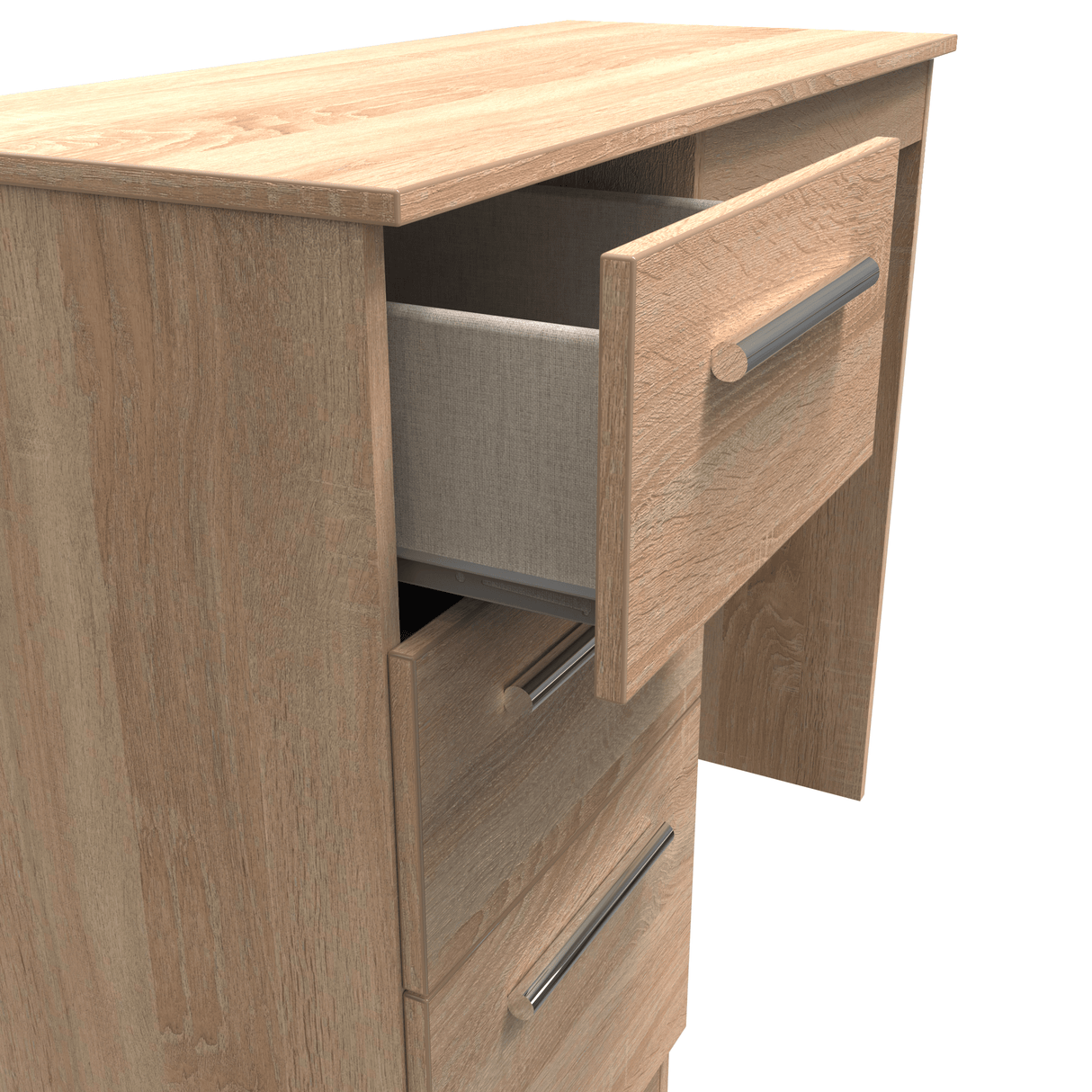 Contrast 3 Drawer Dressing Table - Welcome Furniture