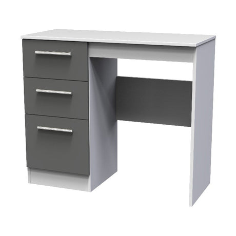 Contrast 3 Drawer Dressing Table - Welcome Furniture