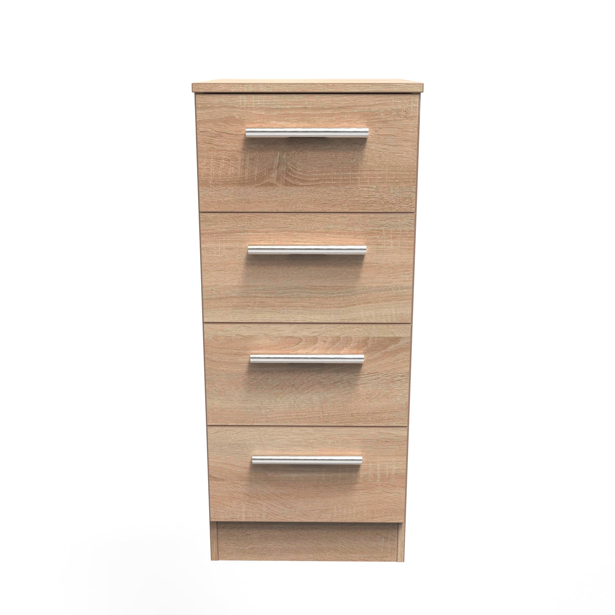 Contrast 4 Drawer Bedside Cabinet - Welcome Furniture