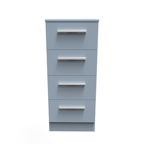 Contrast 4 Drawer Bedside Cabinet - Welcome Furniture