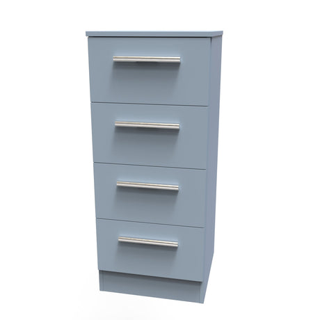 Contrast 4 Drawer Bedside Cabinet - Welcome Furniture