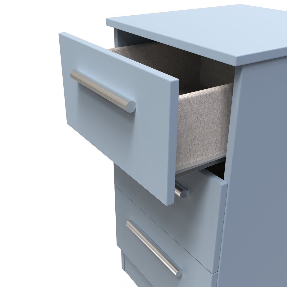 Contrast 4 Drawer Bedside Cabinet - Welcome Furniture