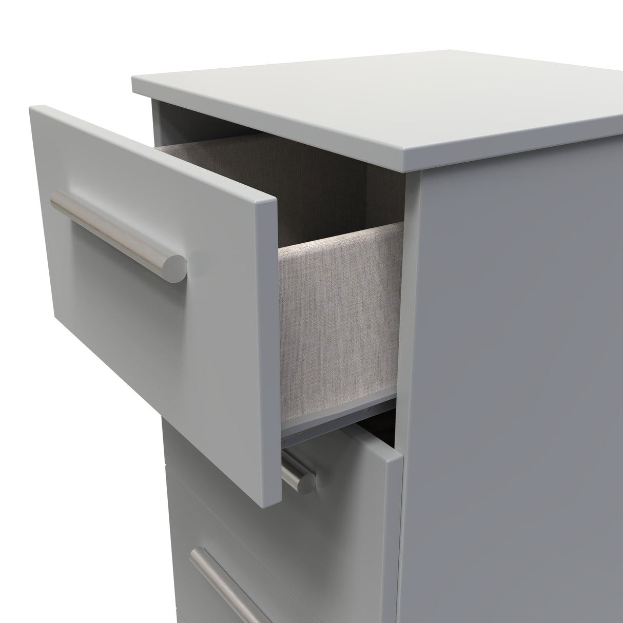 Contrast 4 Drawer Bedside Cabinet - Welcome Furniture