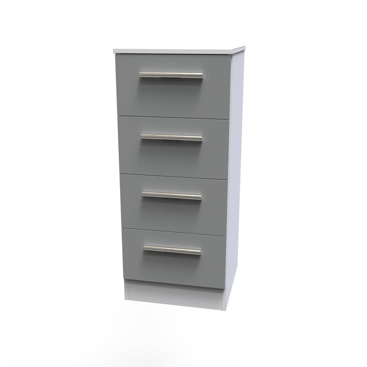 Contrast 4 Drawer Bedside Cabinet - Welcome Furniture