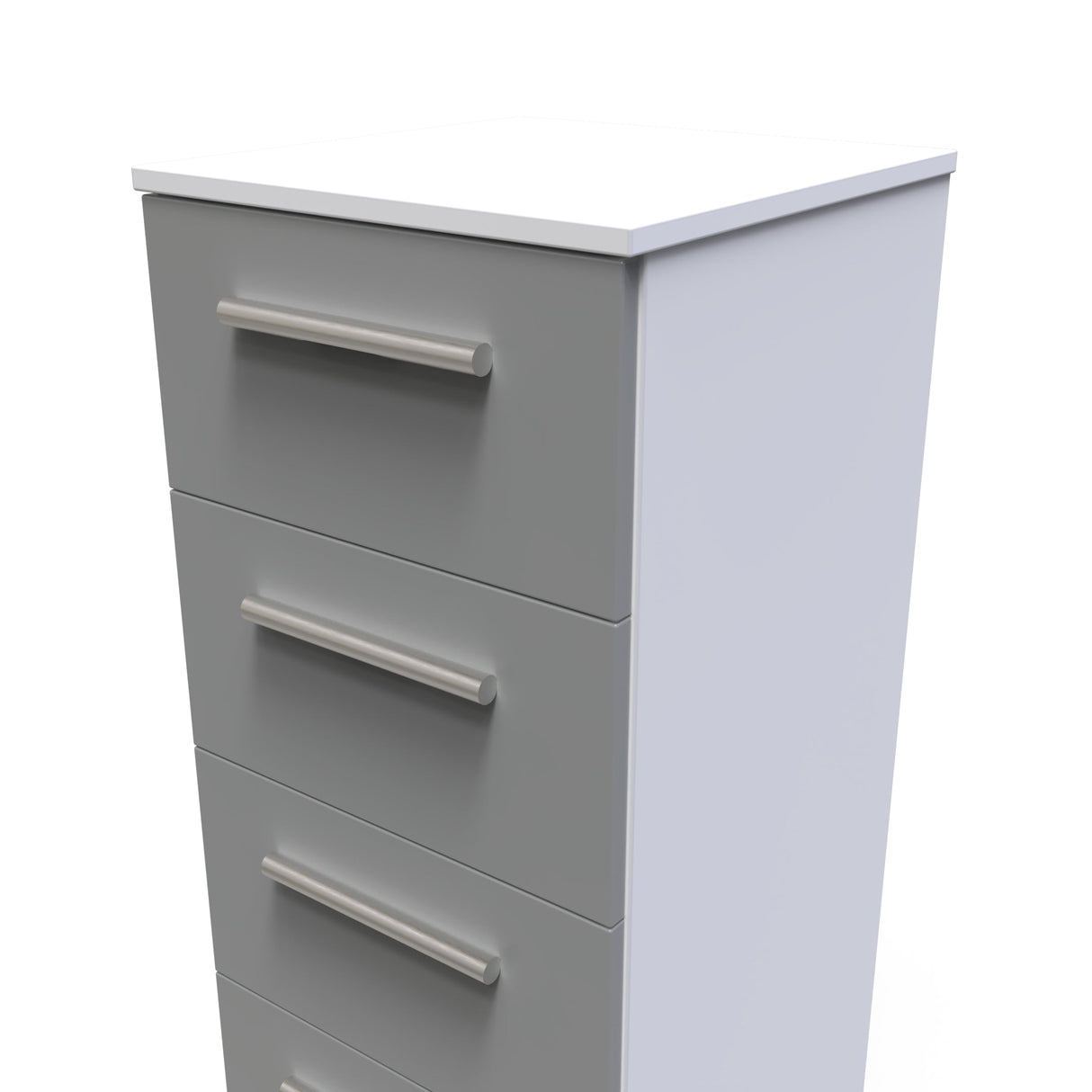 Contrast 4 Drawer Bedside Cabinet - Welcome Furniture