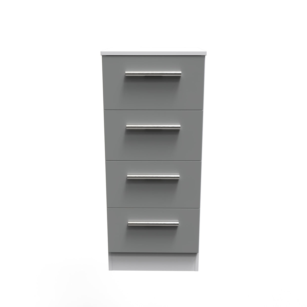 Contrast 4 Drawer Bedside Cabinet - Welcome Furniture