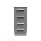 Contrast 4 Drawer Bedside Cabinet - Welcome Furniture