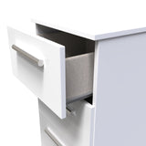 Contrast 4 Drawer Bedside Cabinet - Welcome Furniture