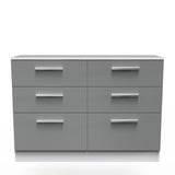 Contrast 6 Drawer Midi Chest - Welcome Furniture