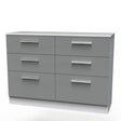 Contrast 6 Drawer Midi Chest - Welcome Furniture