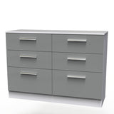 Contrast 6 Drawer Midi Chest - Welcome Furniture