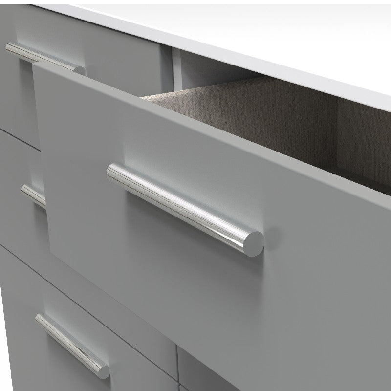Contrast 6 Drawer Midi Chest - Welcome Furniture