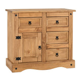 Corona 1 Door 4 Drawer Sideboard - Seconique