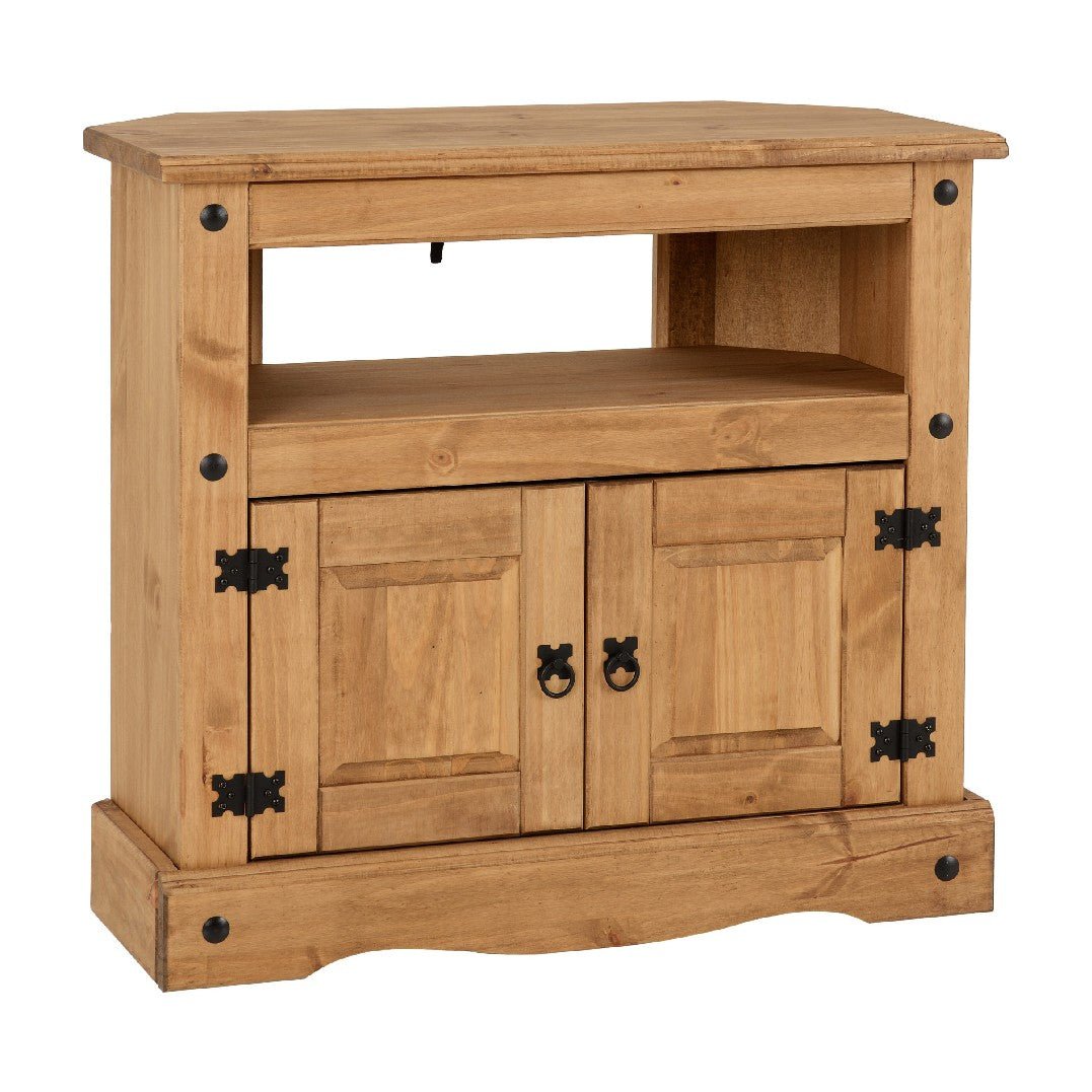 Corona 2 Door Corner TV Unit - Seconique