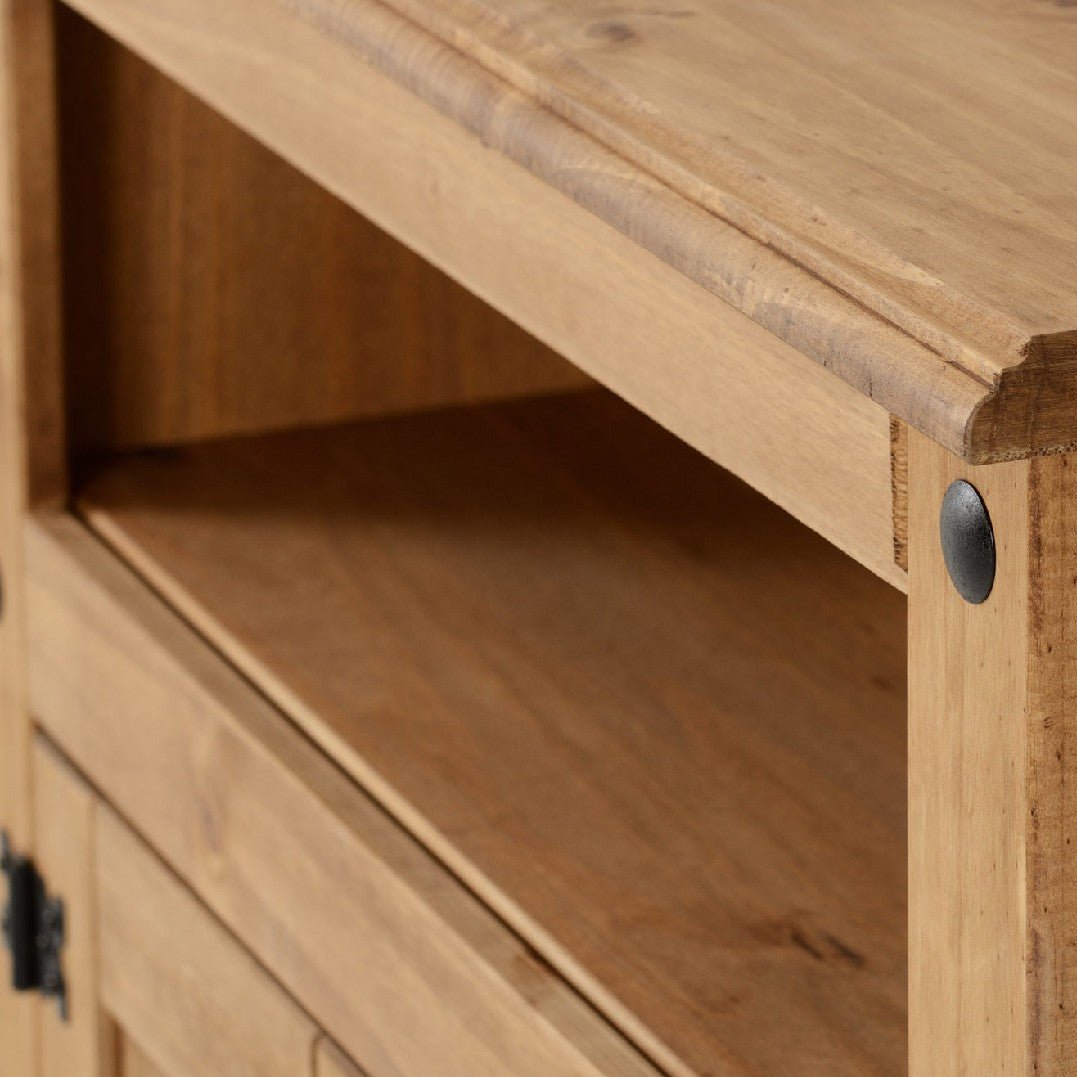 Corona 2 Door Corner TV Unit - Seconique