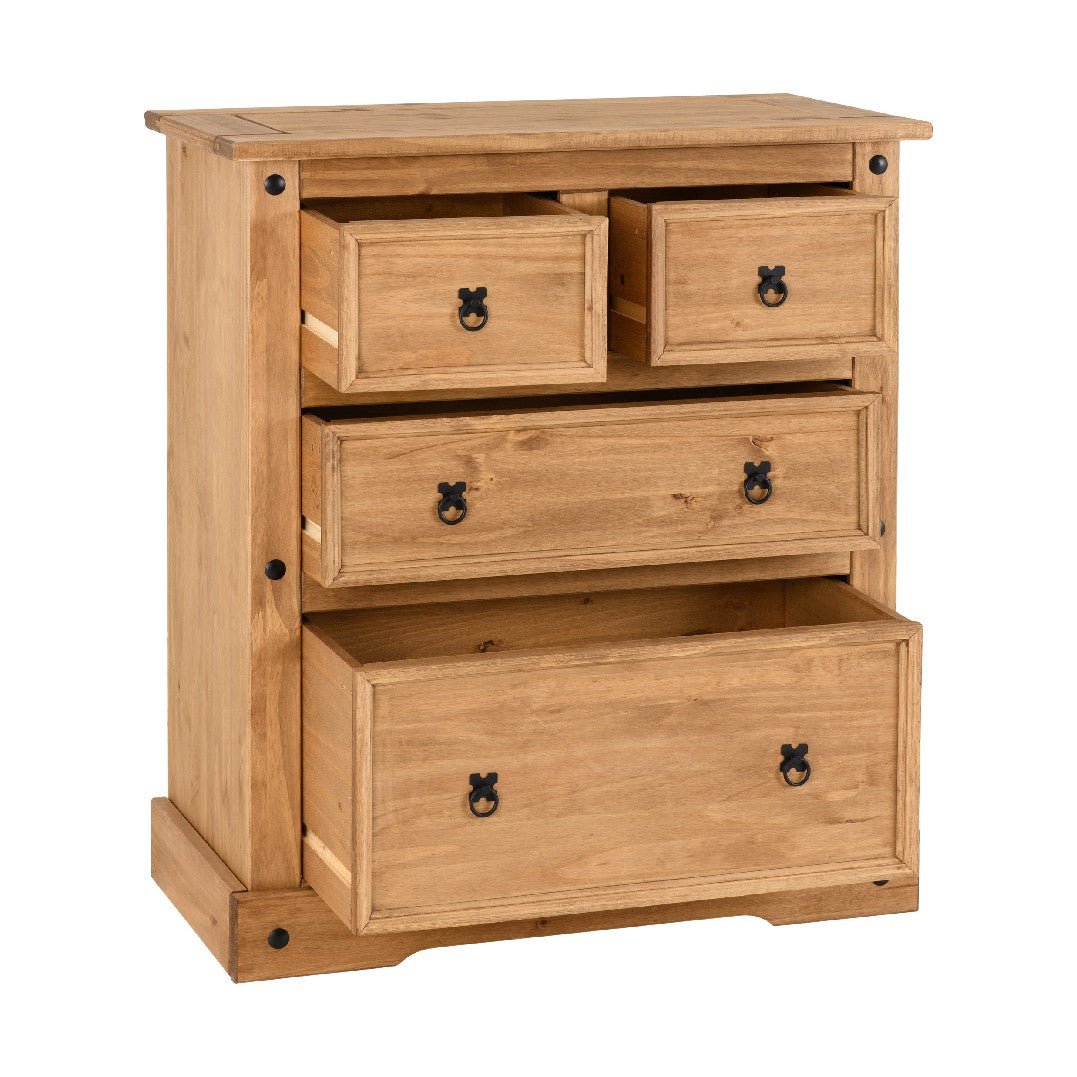 Corona 2+2 Drawer Chest - Seconique