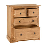 Corona 2+2 Drawer Chest - Seconique