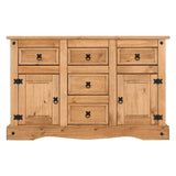Corona 3 Door 3 Drawer Sideboard - Seconique