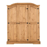 Corona 3 Door Wardrobe - Seconique