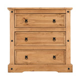Corona 3 Drawer Chest - Seconique