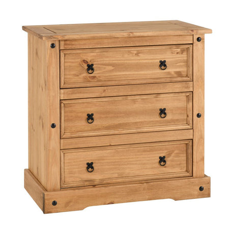 Corona 3 Drawer Chest - Seconique