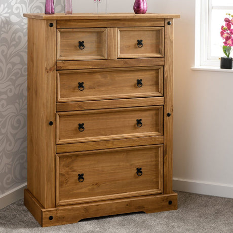 Corona 3+2 Drawer Chest - Seconique
