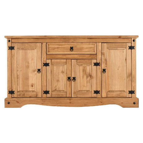 Corona 4 Door 1 Drawer Sideboard - Seconique