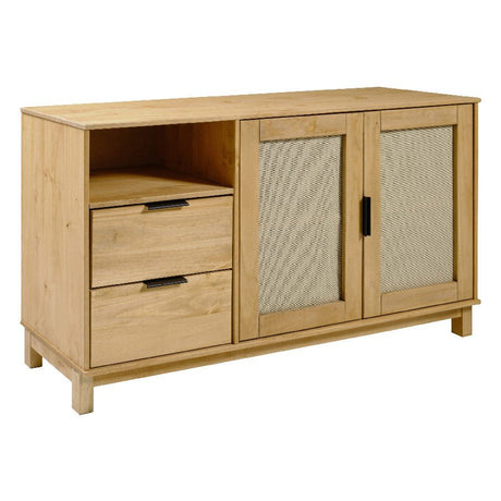 Corona Rattan 2 Door 2 Drawer Sideboard - Seconique