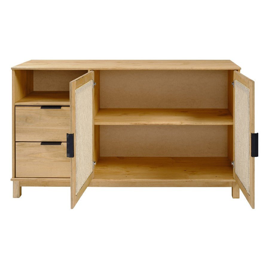 Corona Rattan 2 Door 2 Drawer Sideboard - Seconique