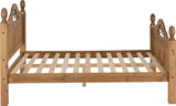 Corona Scroll 4ft 6in Bed High Foot End - Seconique