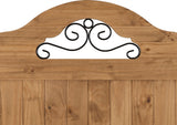 Corona Scroll 4ft 6in Bed High Foot End - Seconique