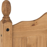 Corona Scroll 4ft 6in Bed High Foot End - Seconique