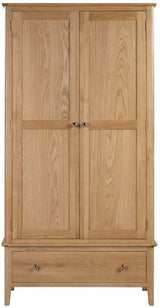 Cotswold 2 Door 1 Drawer Wardrobe - Julian Bowen